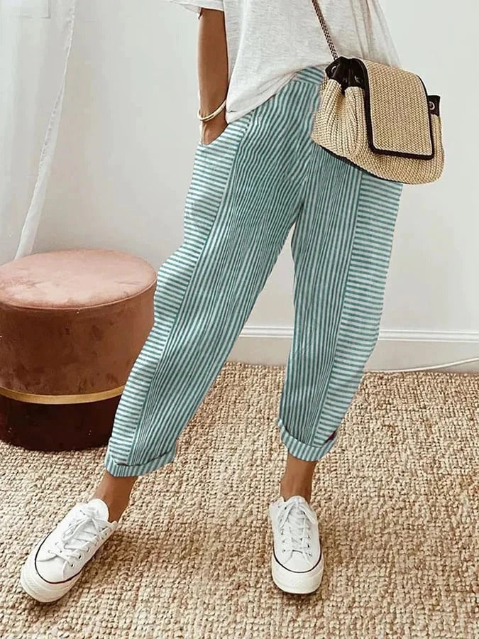 Isla™|Gestreepte Broek