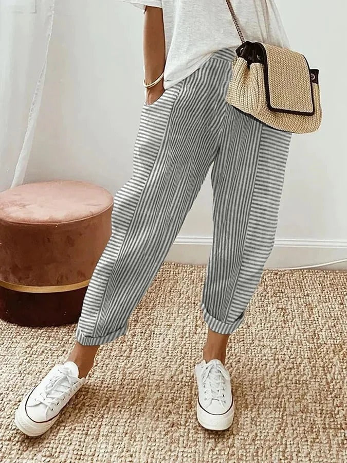 Isla™|Gestreepte Broek