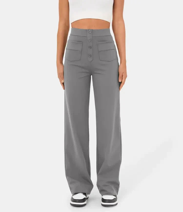 Esma™|Elastische broek hoge Taille