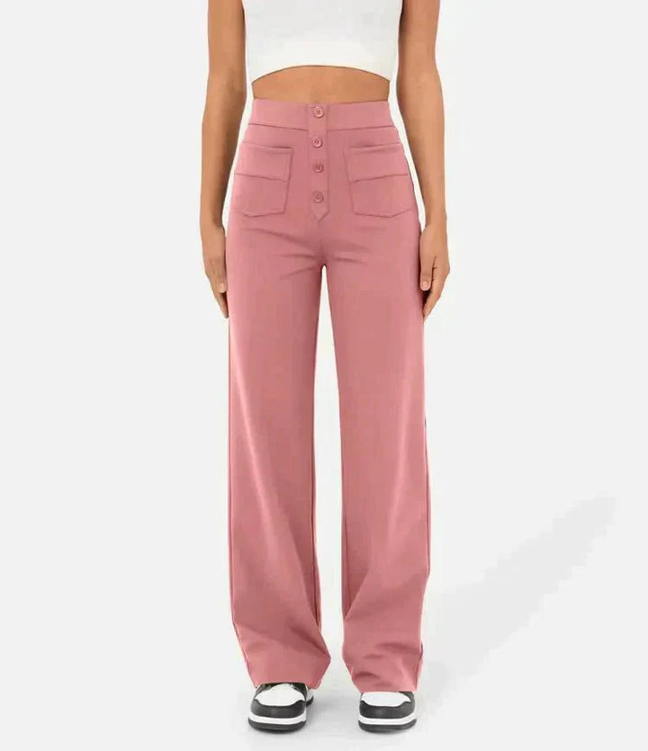 Esma™|Elastische broek hoge Taille