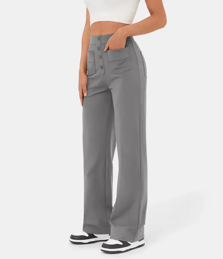 Esma™|Elastische broek hoge Taille