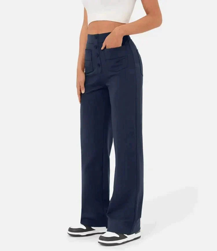 Esma™|Elastische broek hoge Taille