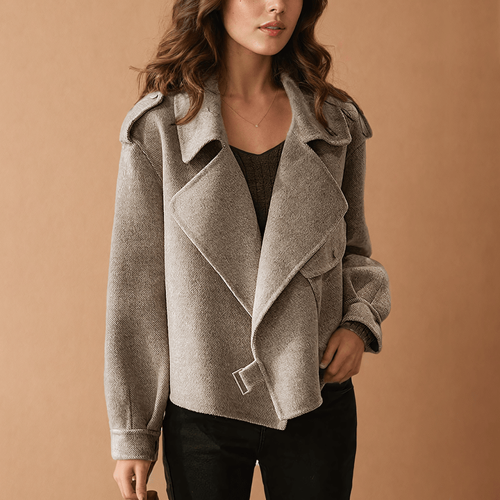 Derya™|Moderne Gestructureerde Jas