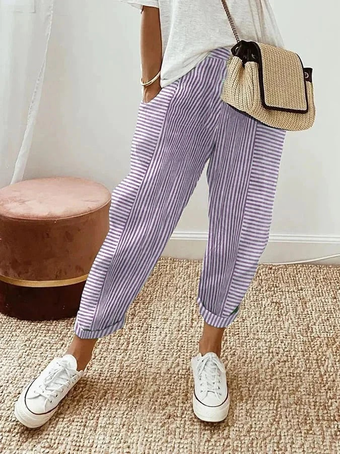 Isla™|Gestreepte Broek