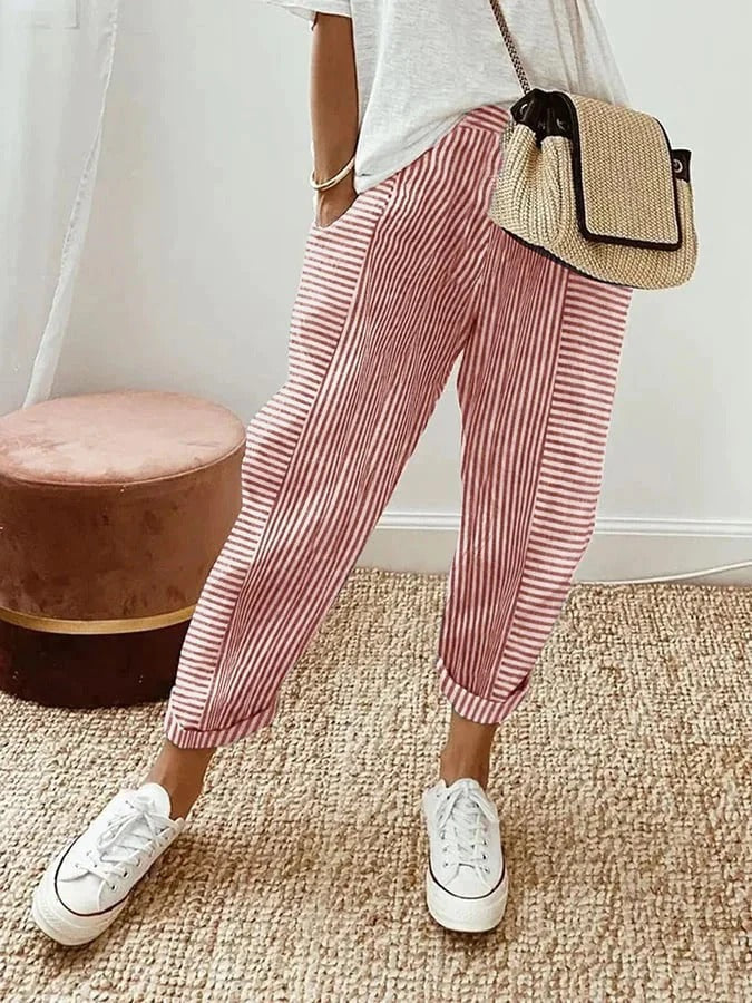 Isla™|Gestreepte Broek