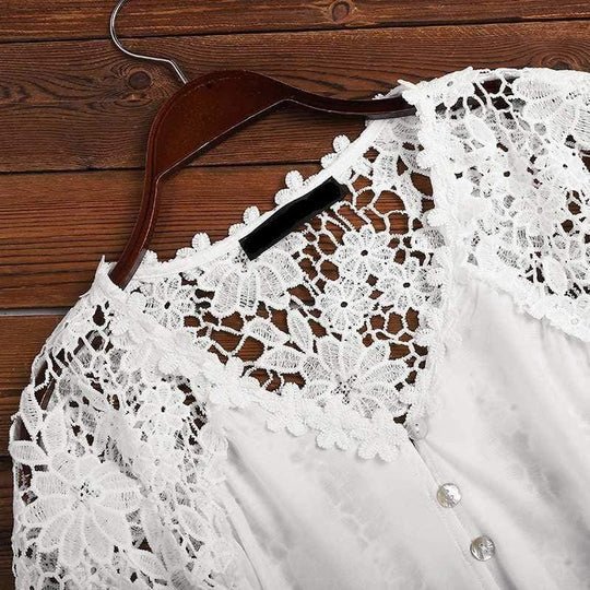 Sarah™|Floral Lace Blouse