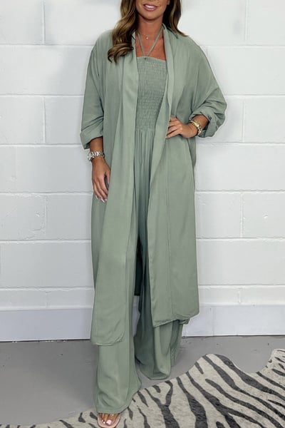 Gina™|Rugloze lace-up 2-delig