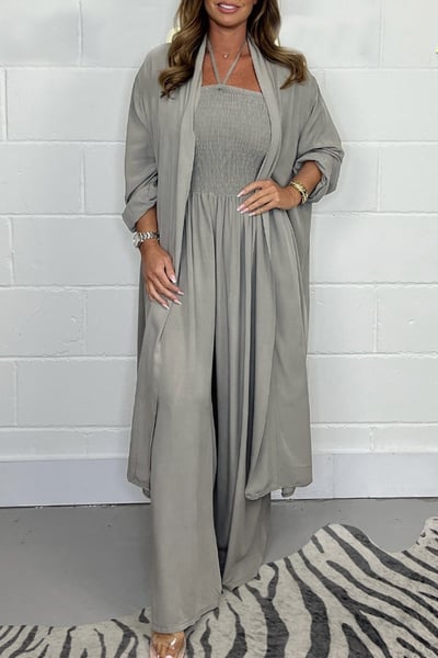 Gina™|Rugloze lace-up 2-delig